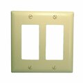 Comprehensive Double Gang White Decora Wall Plate Cover WPDC-5005